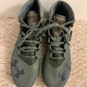 Under Armour Project Rock Delta Training Shoes, Green Size 9 Men